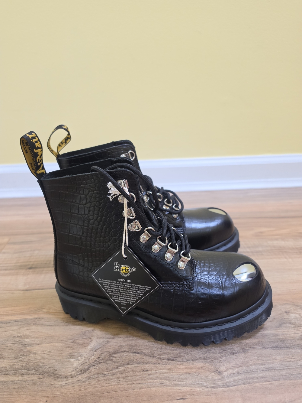 New Dr. Martens 1460 Pascal Bex Croc Boots